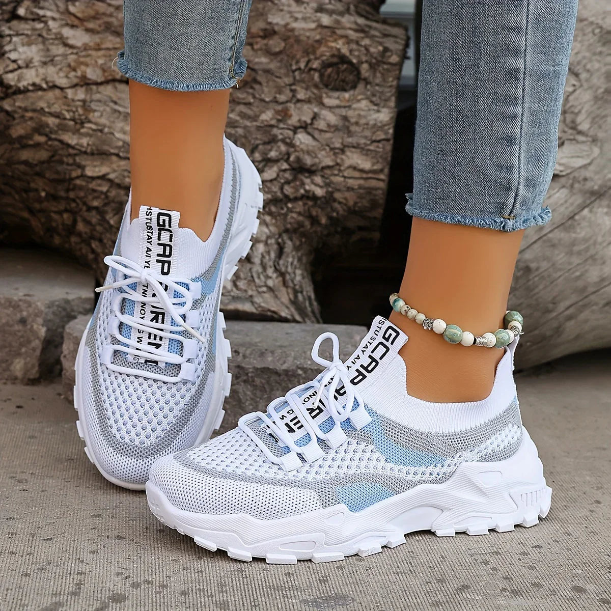 Scarpe da corsa da donna comode e traspiranti